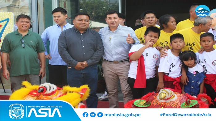 Alcalde de Asia participó en la inaguración de HIPER ASIA MUNDO