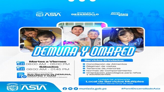 Servicio de las Oficina de Demuna y Omaped