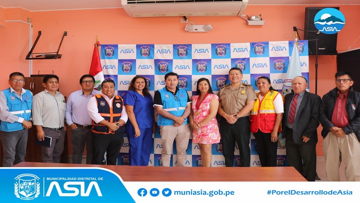 Instalación y juramentacion del comite distrital de Seguridad Ciudadana del distrito de asia 2025