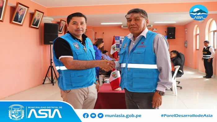 Instalación y juramentacion del comite distrital de Seguridad Ciudadana del distrito de asia 2025