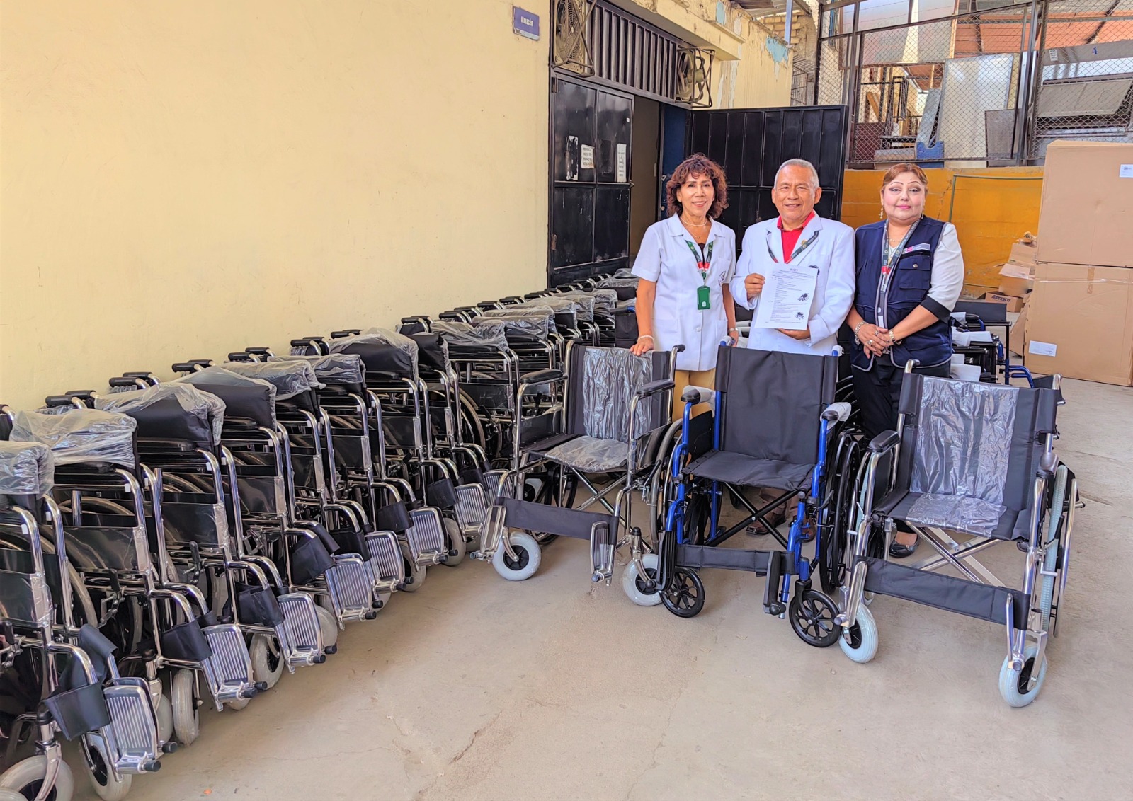 donacion de sillas OIM