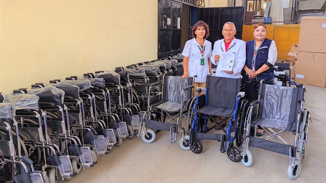 donacion de sillas OIM