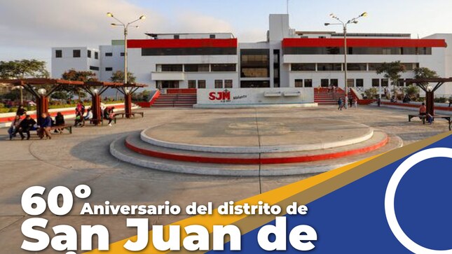 60º aniversario de creación política como distrito de San Juan de Miraflores, de manera especial a su alcaldesa Delia Castro Pichihua, cuerpo de regidores, funcionarios y vecinos.