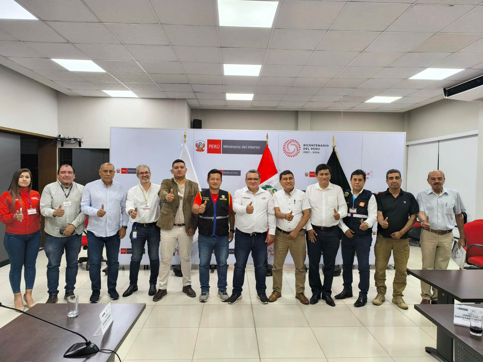 Trabajando y Articulando Acciones con el Mininter por la Seguridad de Nuestro Distrito