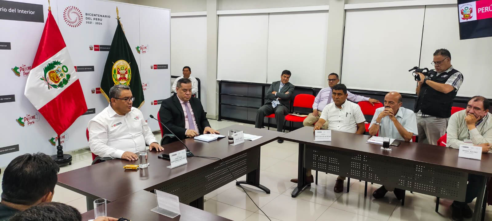 Trabajando y Articulando Acciones con el Mininter por la Seguridad de Nuestro Distrito