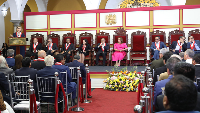 Presidenta del TC Luz Pacheco: “Seguiremos trabajando con responsabilidad, honradez y transparencia para impartir justicia sin sesgos políticos ni ideológicos”