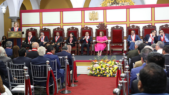 Presidenta del TC Luz Pacheco: “Seguiremos trabajando con responsabilidad, honradez y transparencia para impartir justicia sin sesgos políticos ni ideológicos”