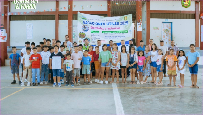 Foto Apertura de vacaciones útiles y academia preuniversitaria