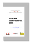 Vista preliminar de documento Memoria Institucional del IRTP 2009