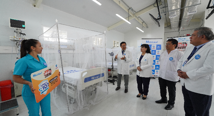 EsSalud fortalece la atención hospitalaria con camas para casos de dengue a nivel nacional