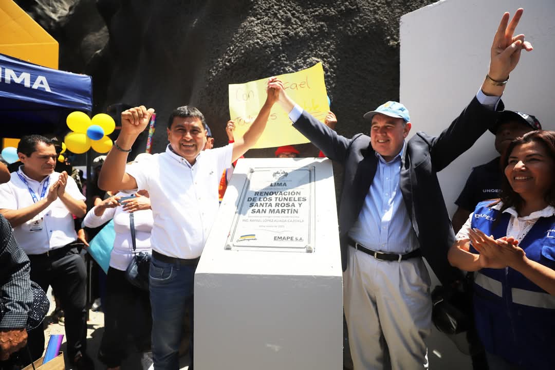 renovación de los túneles Santa Rosa y San Martín que une a nuestro distrito con San Juan de Lurigancho, Cercado de Lima y otros distritos aledaños. 