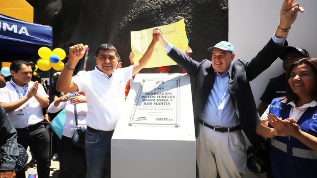 renovación de los túneles Santa Rosa y San Martín que une a nuestro distrito con San Juan de Lurigancho, Cercado de Lima y otros distritos aledaños. 