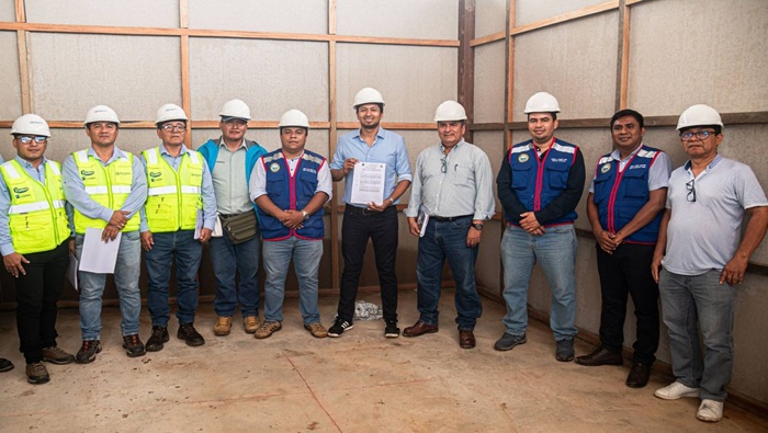 se realizó entre el área ejecutiva de la comuna provincial y la empresa Consorcio Saneamiento Alto Amazonas, conformada por la Constructora Inmobiliaria Río Huallaga SAC y Caballero Contratistas Generales EIRL
