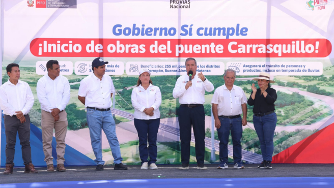 MTC inicia la construcción del puente Carrasquillo en Piura
