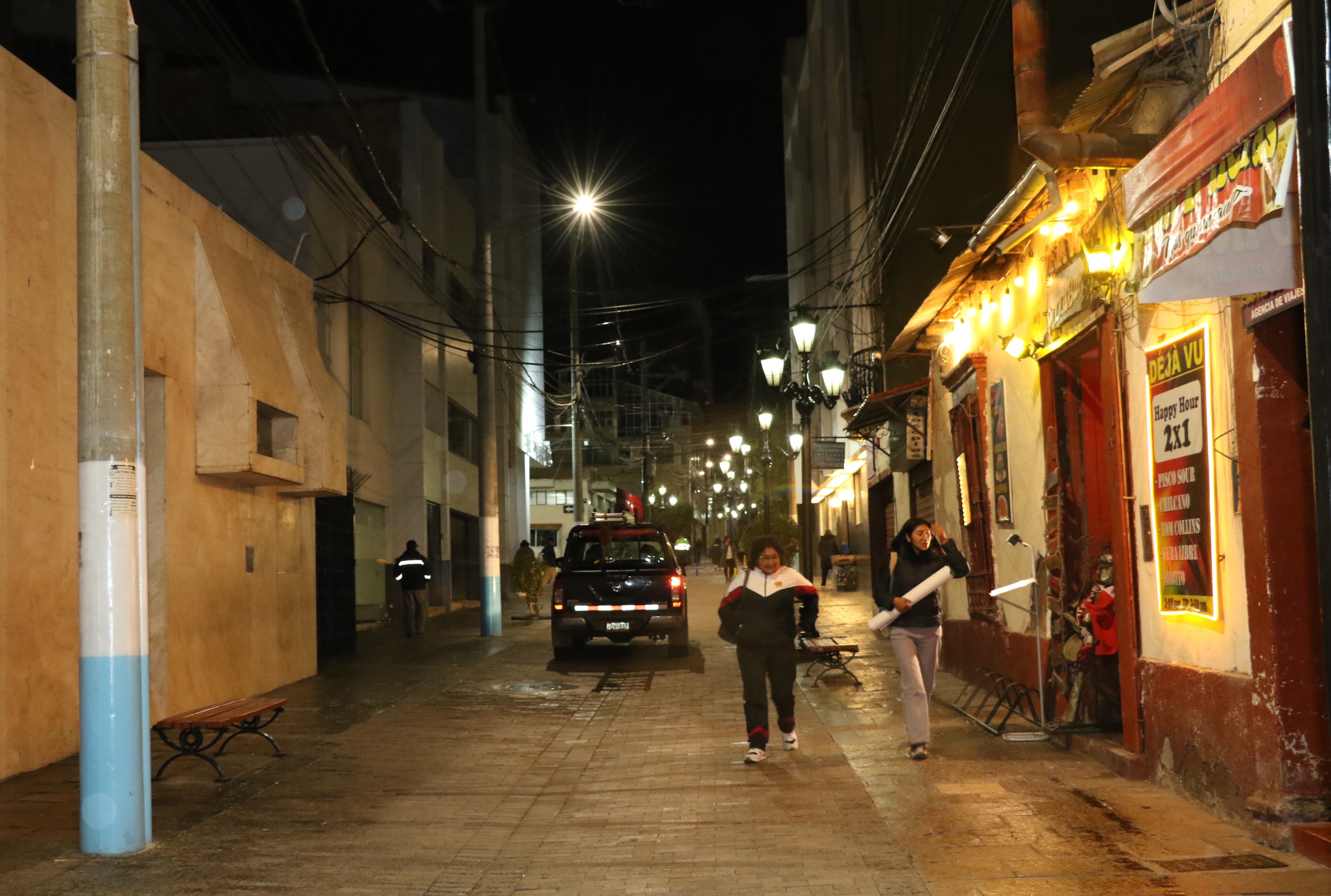 iluminación del pasaje Grau