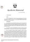 Vista preliminar de documento RM N° 00037-2025-DE (Autorizar viaje al exterior, en comisión de servicio, de los funcionarios de la Fábrica de Armas y Municiones del Ejército)