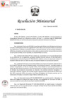 Vista preliminar de documento RM N° 00038-2025-DE (Pasar a la situación militar de retiro al CN LAGUNA A. por causal de Limite de veces sin alcanzar vacante en el proceso de ascenso)