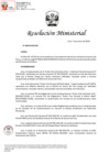 Vista preliminar de documento RM N° 00040-2025-DE (Nombrar a los siguientes Oficiales Almirantes como miembros del Consejo de las Condecoraciones)