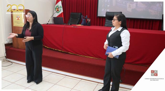 Integración de secigristas a la Corte Superior de Justicia de Lima Sur