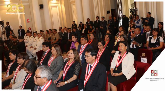Presidenta de la Corte Superior de Justicia de Lima Sur participó en Ceremonia en conmemoración de la Batalla de Miraflores