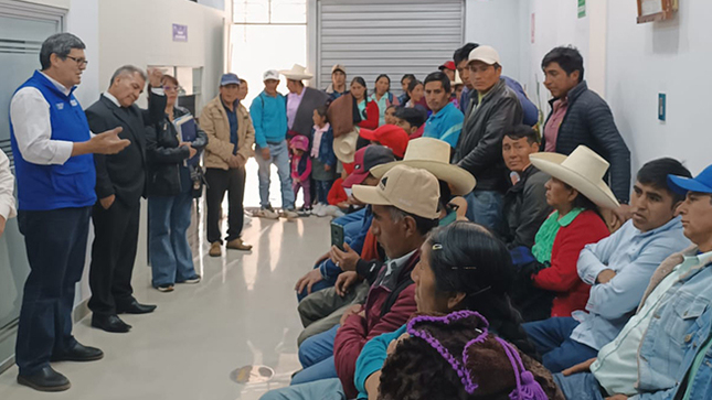 Niños y adolescentes de Usquil y Agallpampa serán beneficiados con mejores condiciones educativas.