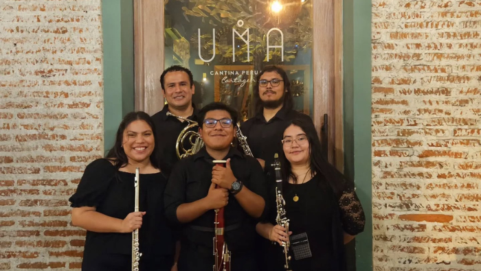 Quinteto peruano de vientos Sunqu participó en la XIX edición de Cartagena Festival de Música