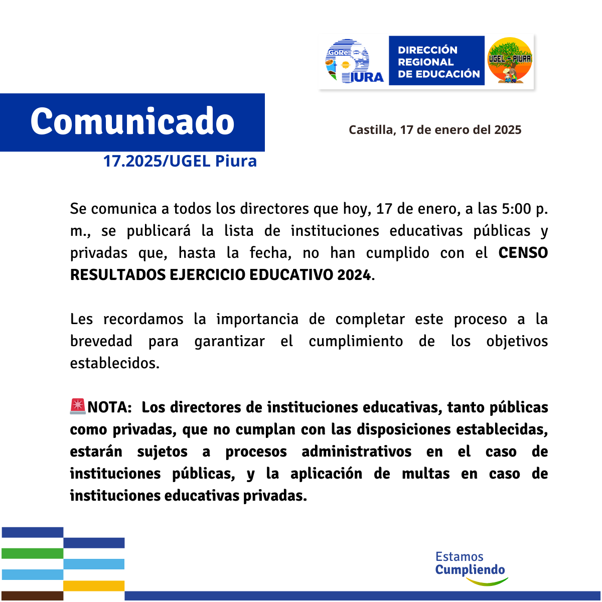 Comunicado