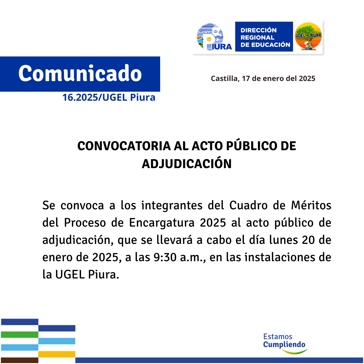 Comunicado