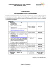 Vista preliminar de documento 4. Comunicado: Modificación del cronograma