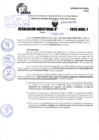 Vista preliminar de documento R.D N° 016-2025