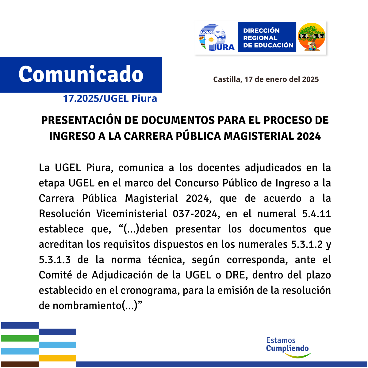 comunicado