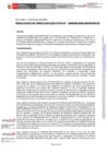 Vista preliminar de documento Resolución Directoral Ejecutiva