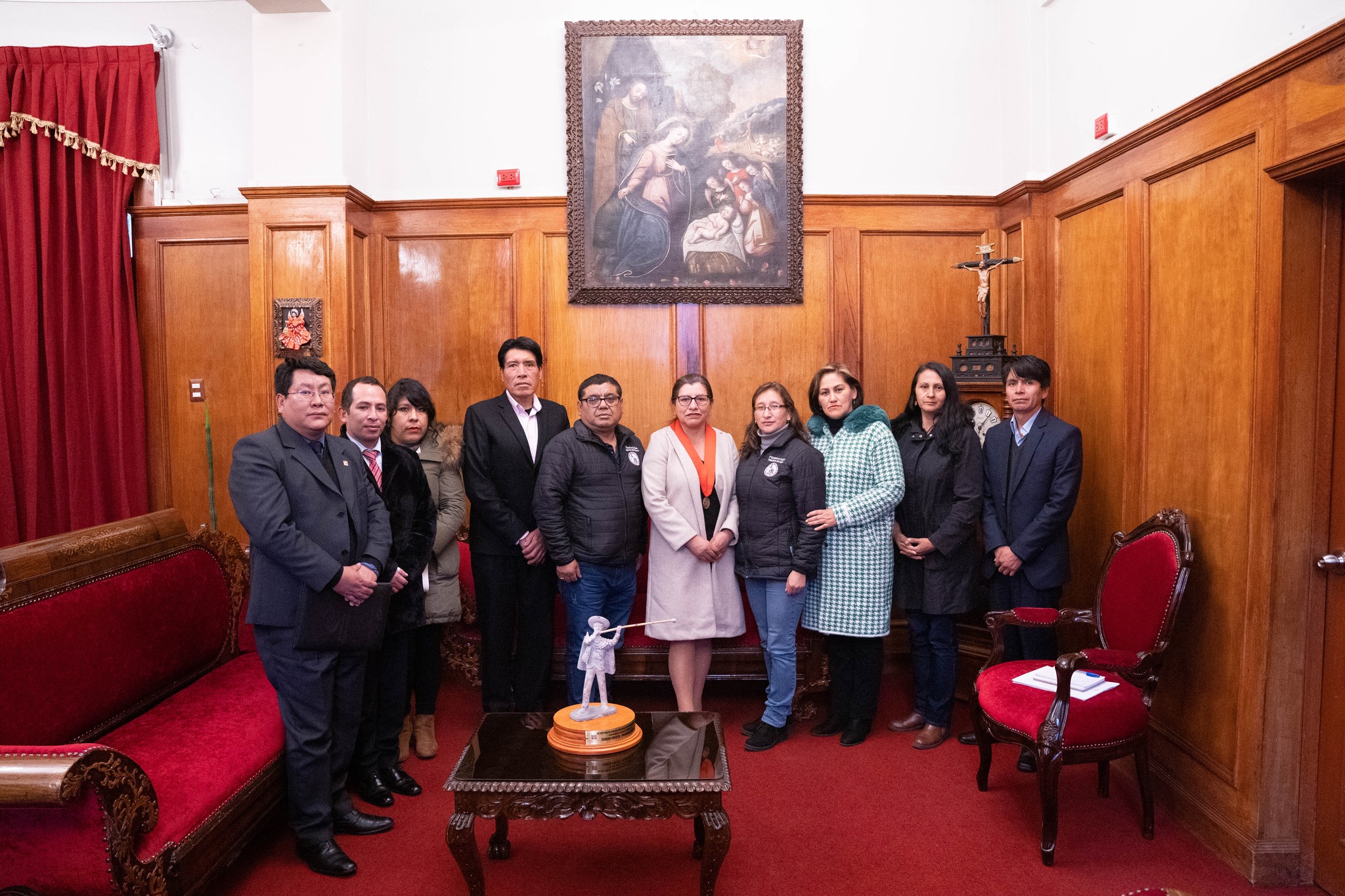 Presidenta de la Corte de Cusco recibió a la Junta Directiva del Sindicato de Trabajadores CAS del Poder Judicial Cusco