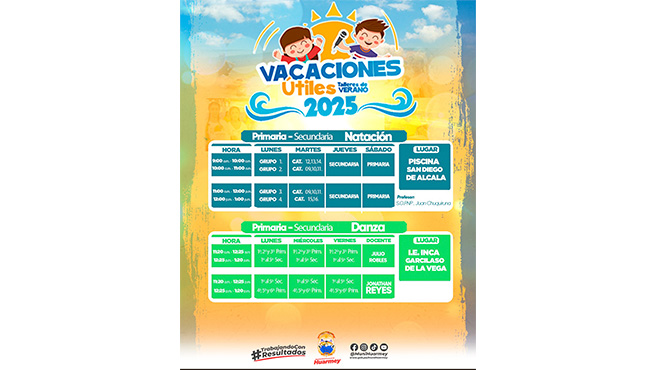 Vacaciones Útiles 2025