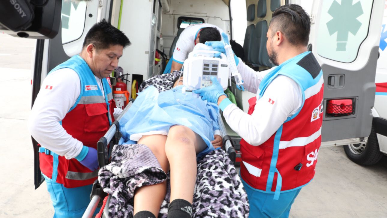 SAMU brindó atención médica prehospitalaria a 37 107 pacientes durante el 2024