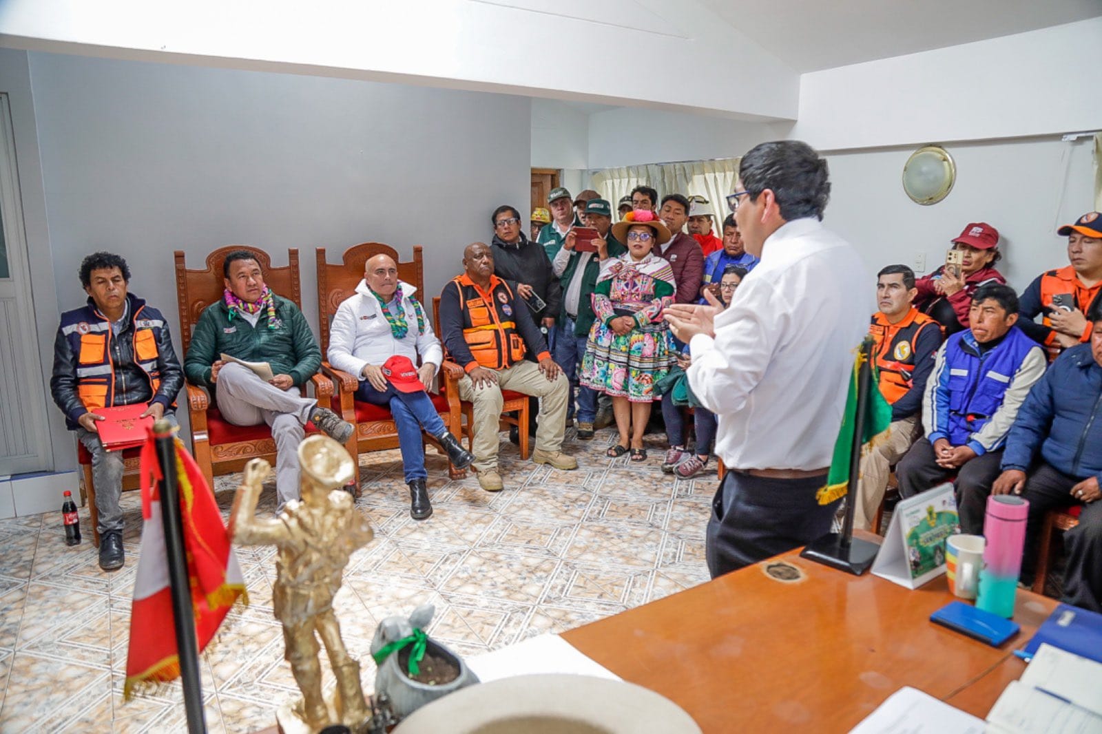 MIDAGRI: Ministro Manero llegó a Cusco para reforzar atención de productores agropecuarios afectados por nevadas y granizadas