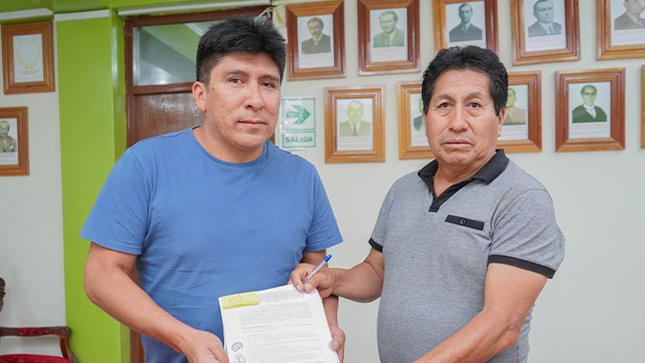 Alcalde de Huarmey firma convenio de cooperación interinstitucional con la Municipalidad Distrital de Malvas