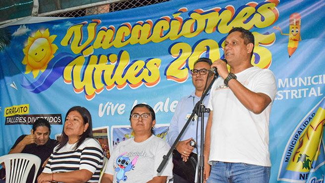 Palabras del alcalde Manuel Figueroa Laos en la inauguraci贸n de las Vacaciones 脷tiles 2025