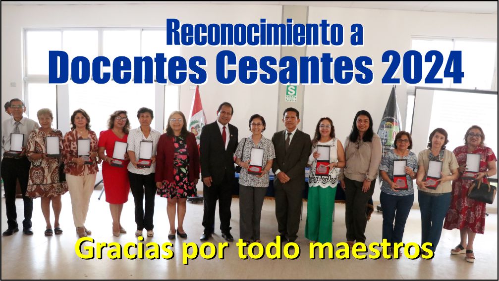 Merecido reconocimiento a los docentes cesantes 2024
