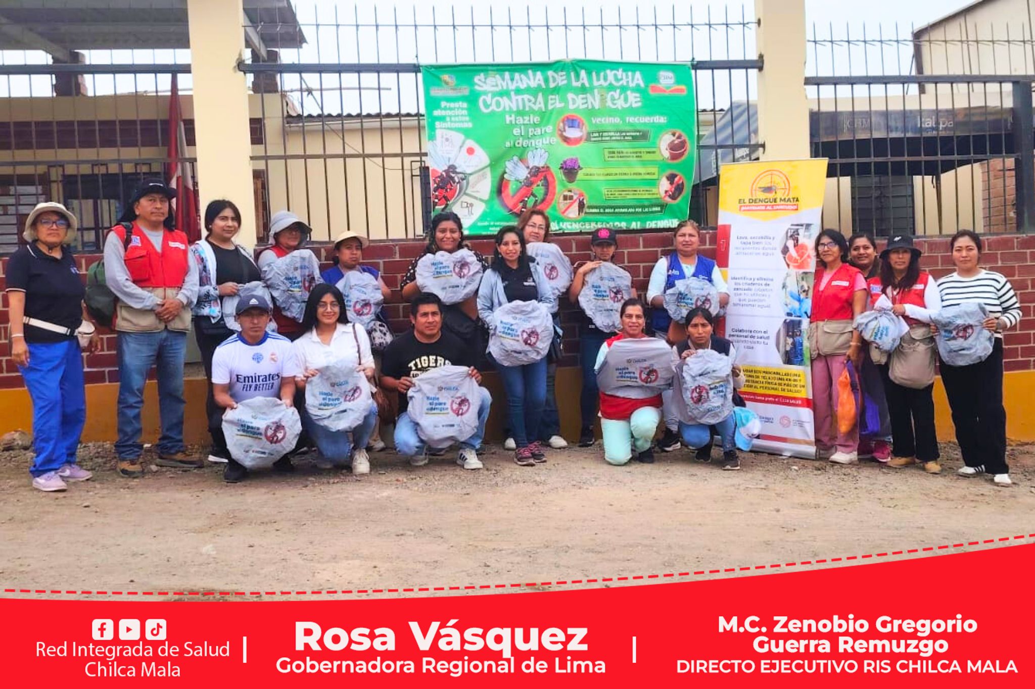 RIS Chilca Mala interviene viviendas para evitar la reproducción del zancudo que transmite el dengue