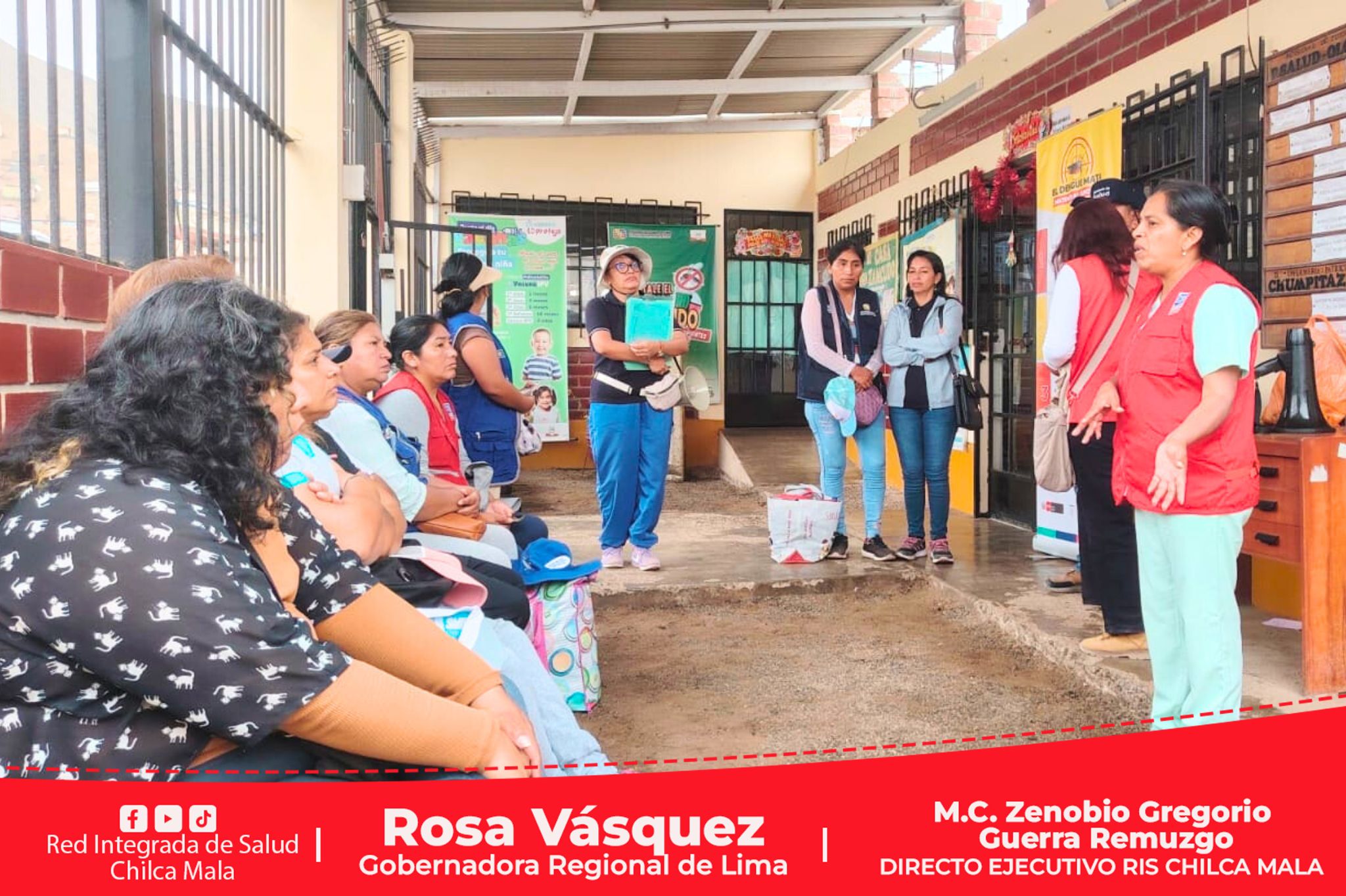 RIS Chilca Mala interviene viviendas para evitar la reproducción del zancudo que transmite el dengue