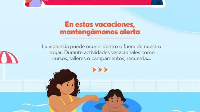 Imagen sobre #VacacionesSinViolencia  