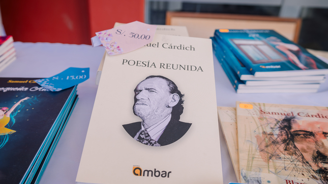 Portada de libro "Poesía Reunida" de Samuel Cárdich