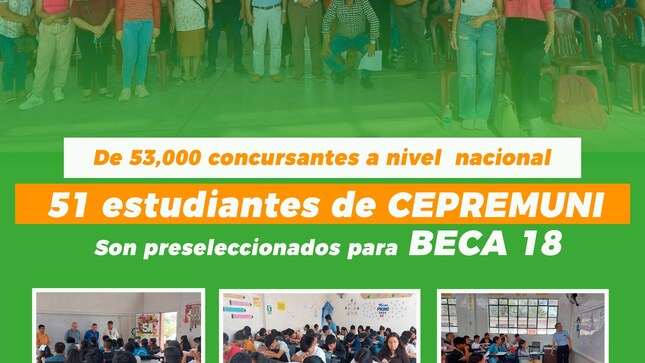 Estudiantes del CEPRE MUNI Sullana destacan a nivel nacional

