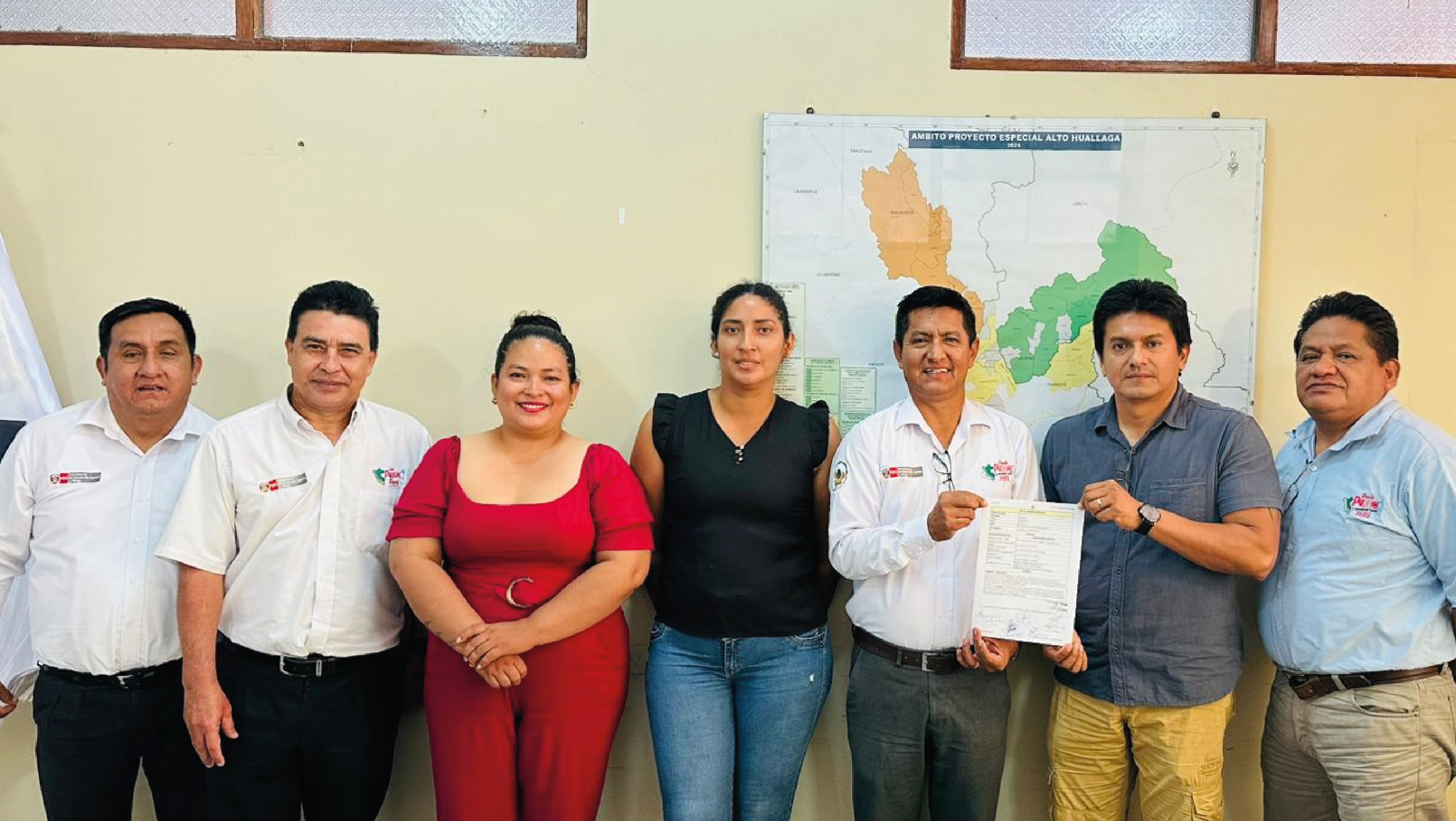Autoridades PEAH y Municipalidad de Pachiza - Juanjui - San Martin