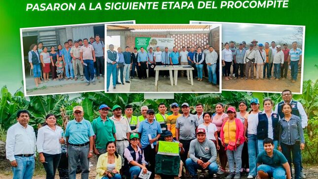 Siete asociaciones agropecuarias avanzan en Procompite 2024

