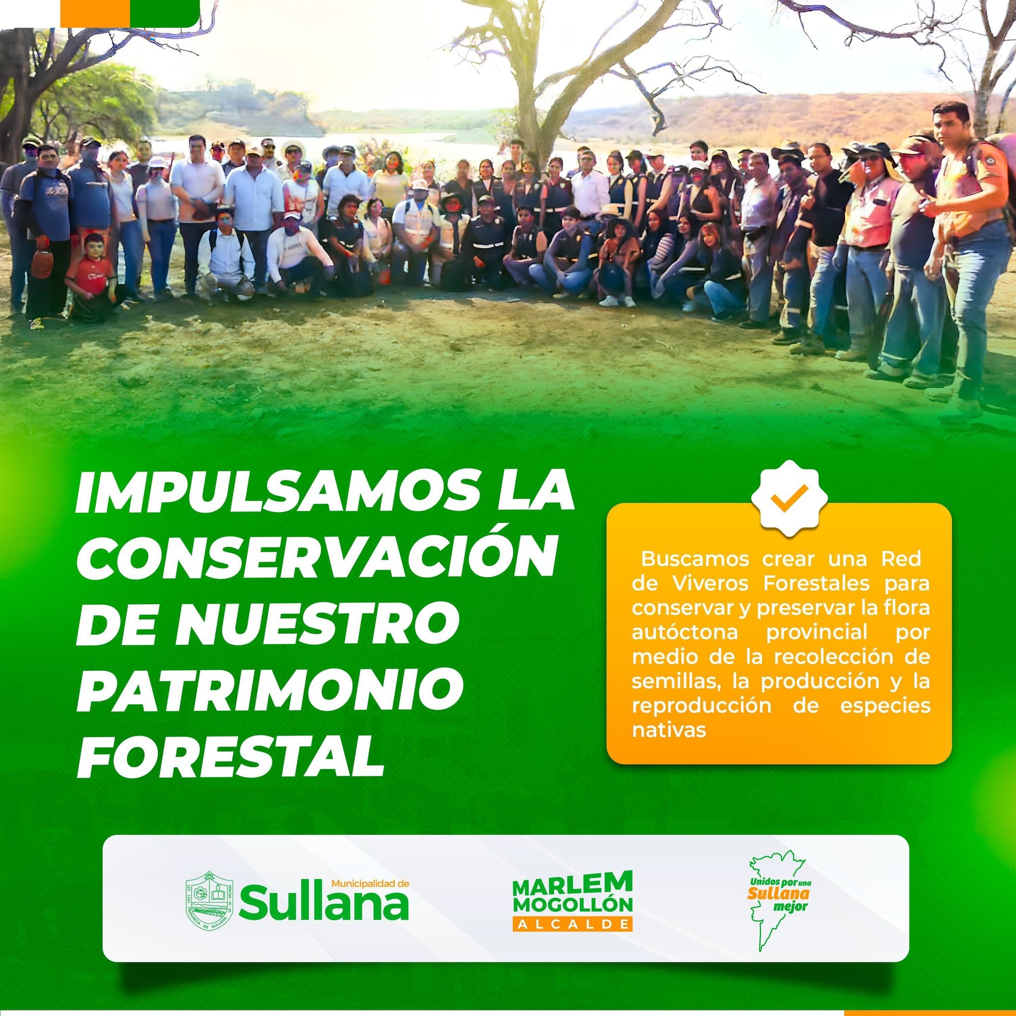 Impulsamos la conservación de nuestro patrimonio forestal en Sullana