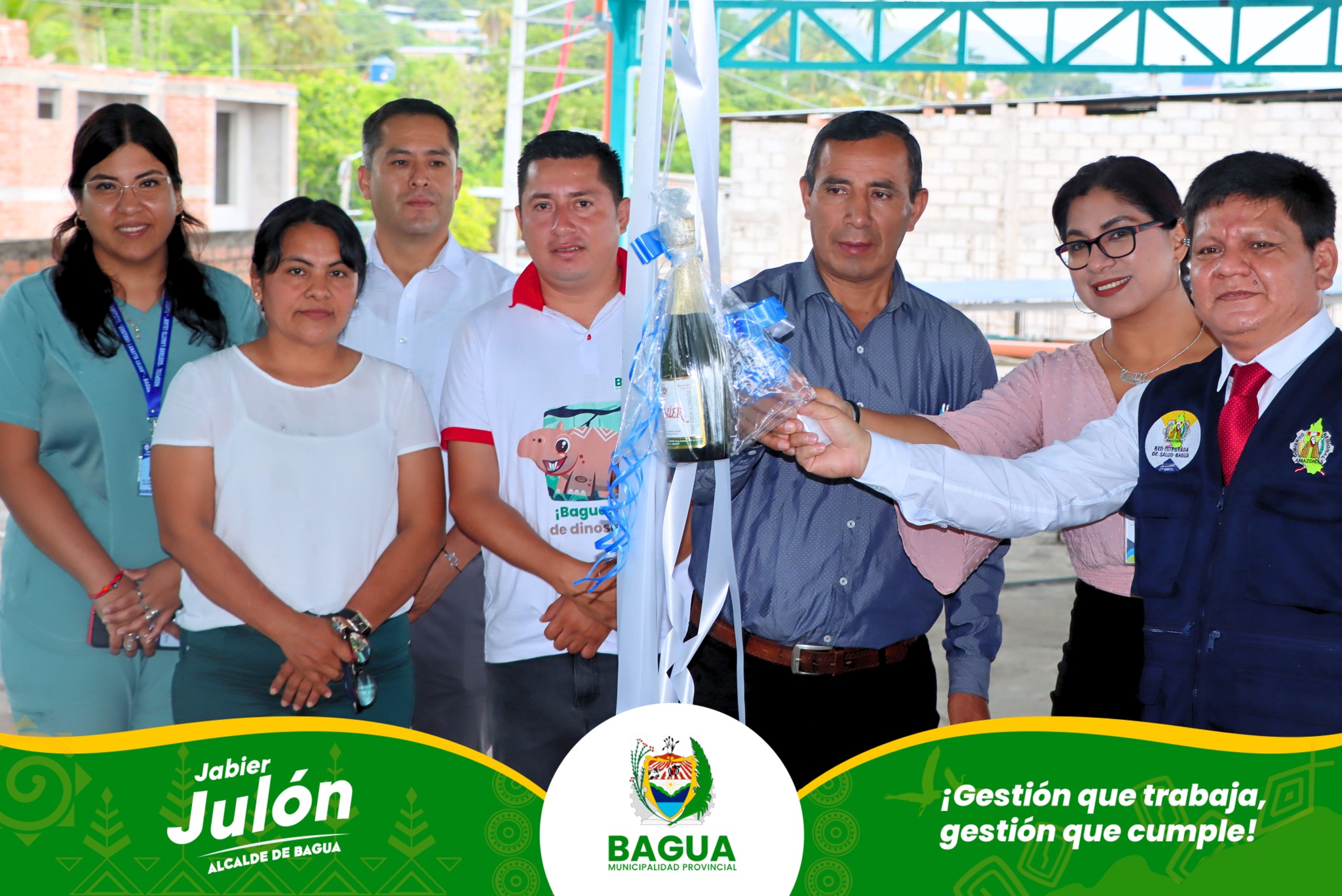 inauguraciรณn del techo metรกlico en la red de salud