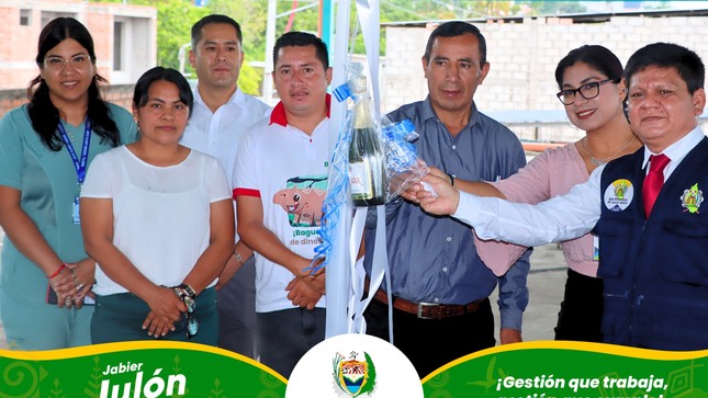 inauguración del techo metálico en la red de salud 