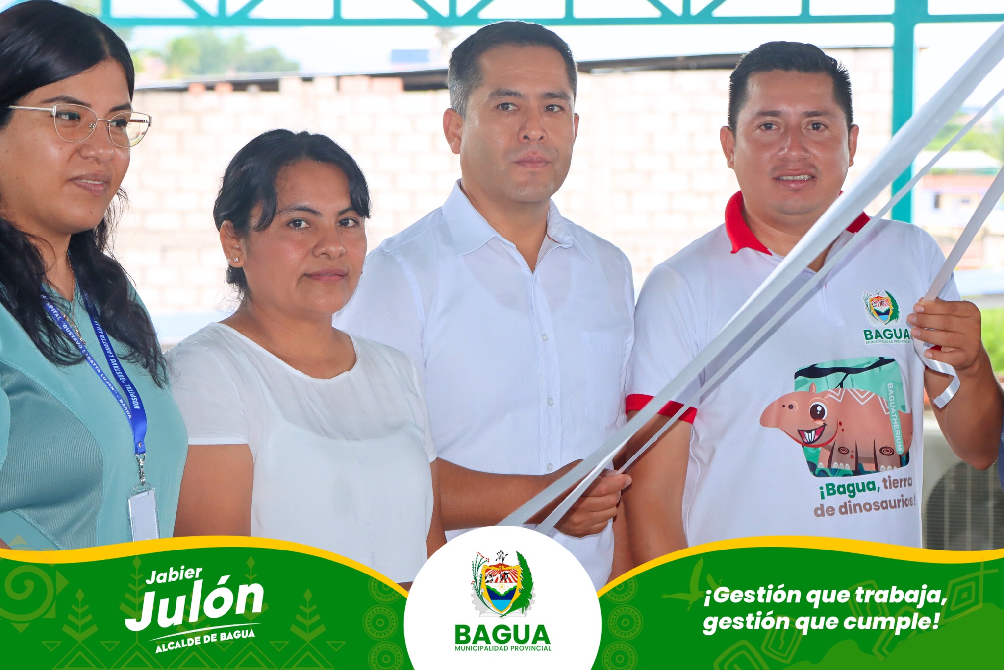 inauguraciรณn del techo metรกlico en la red de salud